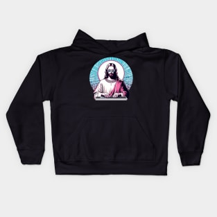 developer jesus Kids Hoodie